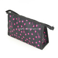 Custom Polyester Spot Cosmetics Bags W/ Zipper Closure